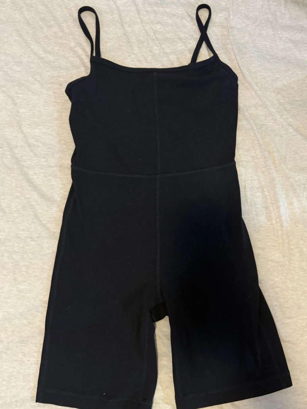 Aritzia Wilfred Black Stretch One-Piece Shapewear Romper